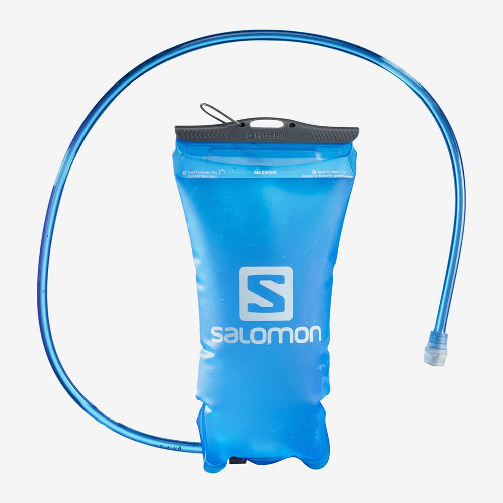 Salomon Singapore Mens Trail Running Packs - SOFT RESERVOIR 1.5L Blue | 86432-KJBN